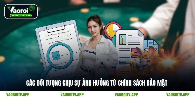Các đối tượng chịu sự ảnh hưởng từ chính sách bảo mật